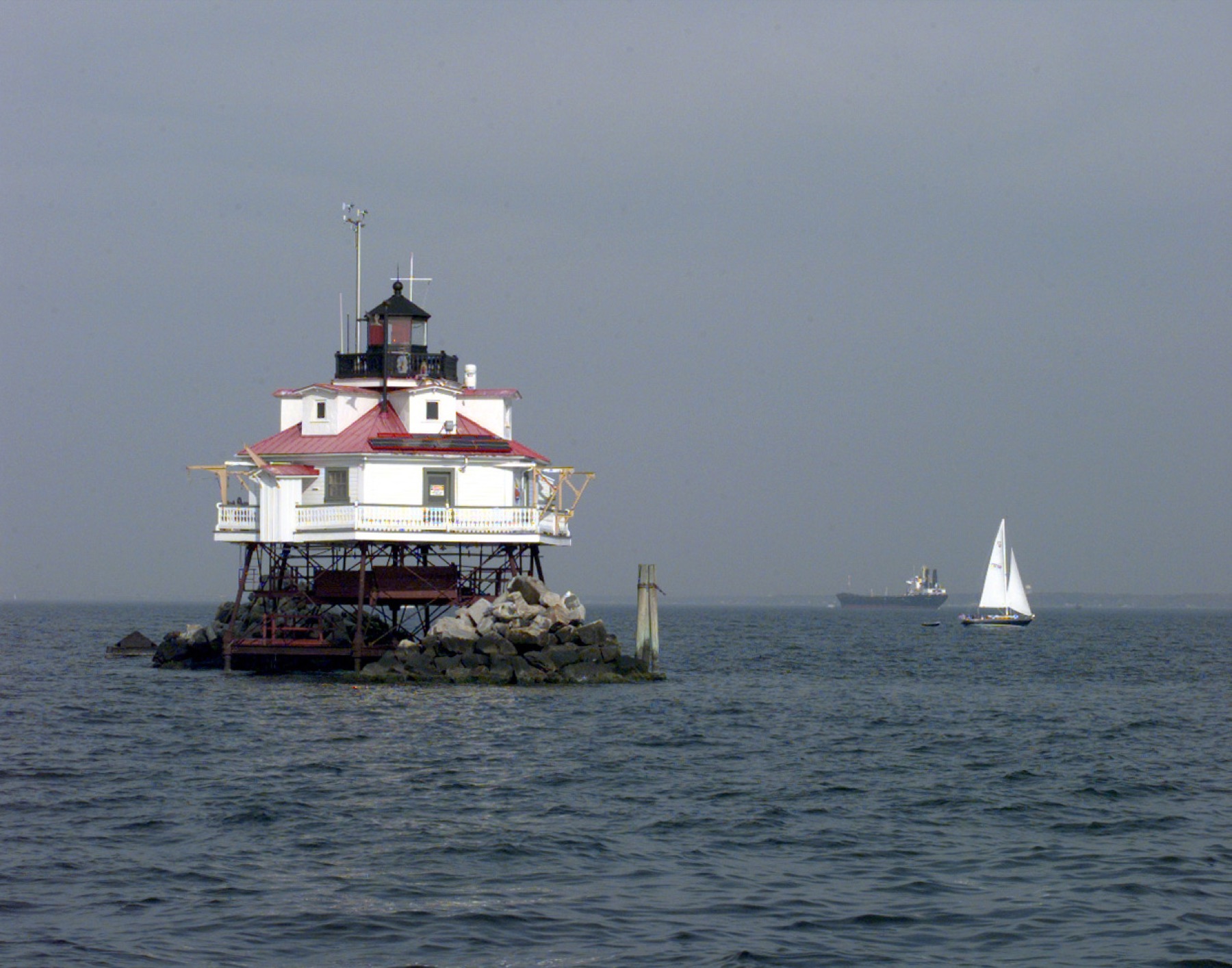 Thomas Point Shoal Lighthouse on the Chesapeake Bay